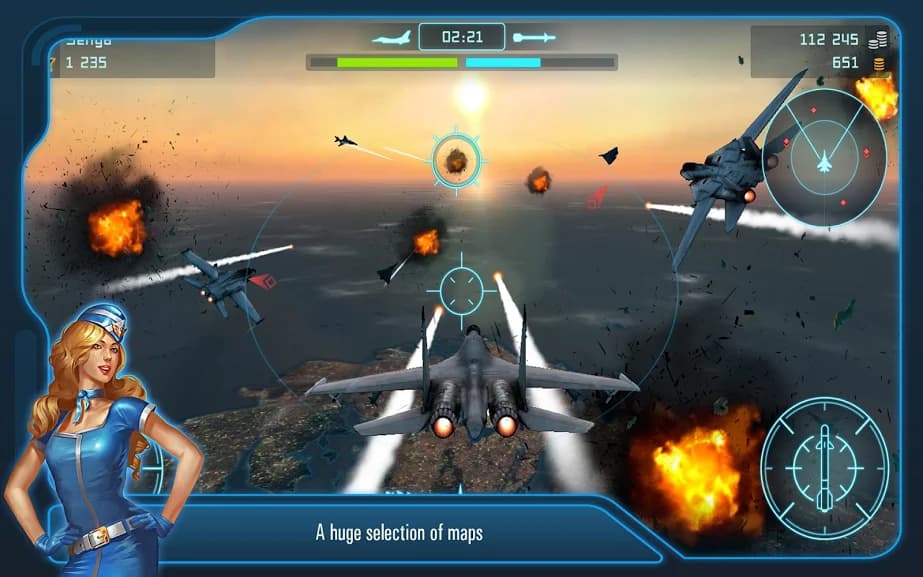 Battle of Warplanes Airplane Games War Simulator - افضل العاب الطائرات الحربية للاندرويد